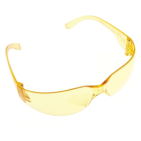 Forney Safety Glasses, Amber Lens, 10-Pk 55323